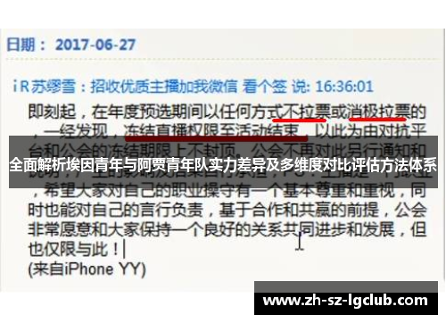 全面解析埃因青年与阿贾青年队实力差异及多维度对比评估方法体系 全面解析埃因青年与阿贾青年队实力差异及多维度对比评估方法体系